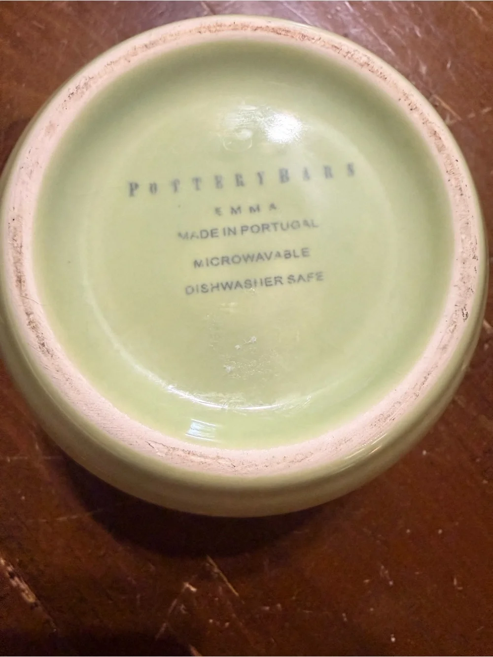 Pottery Barn Emma Green Ceramic Sugar Jar with Lid